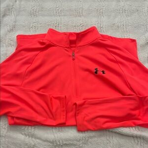 Under Armour Bright Pink Quarter-Zip Top